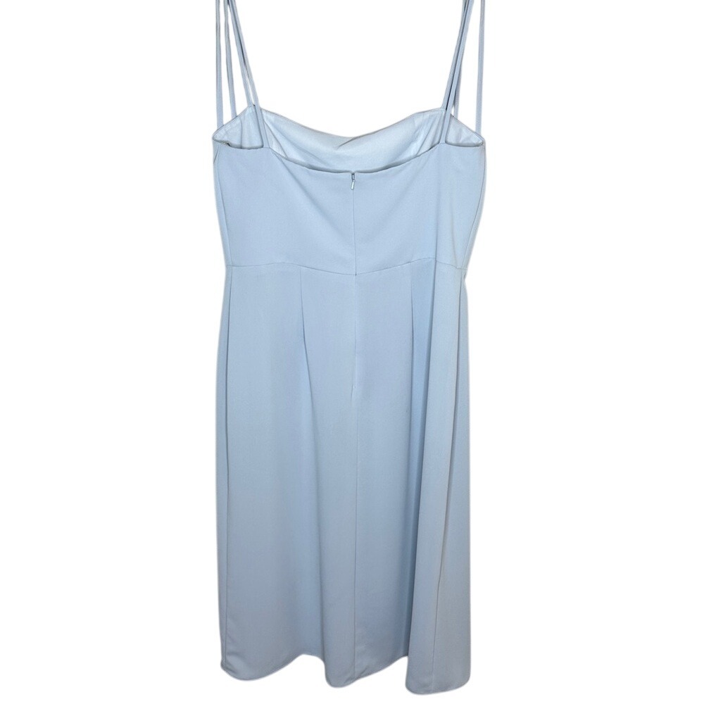 Jenny Yoo Collection‎ Alissa Dress Whisper Blue Matte Georgette Size 18 - Picture 5 of 16